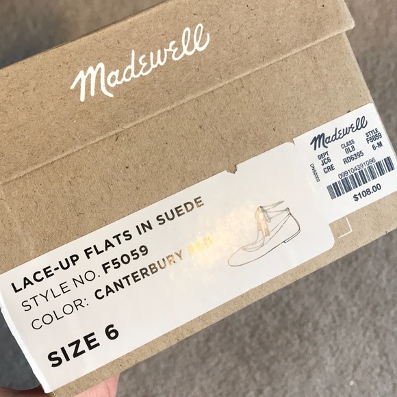Madewell Suede Lace-Up Flats - Picture 6 of 7